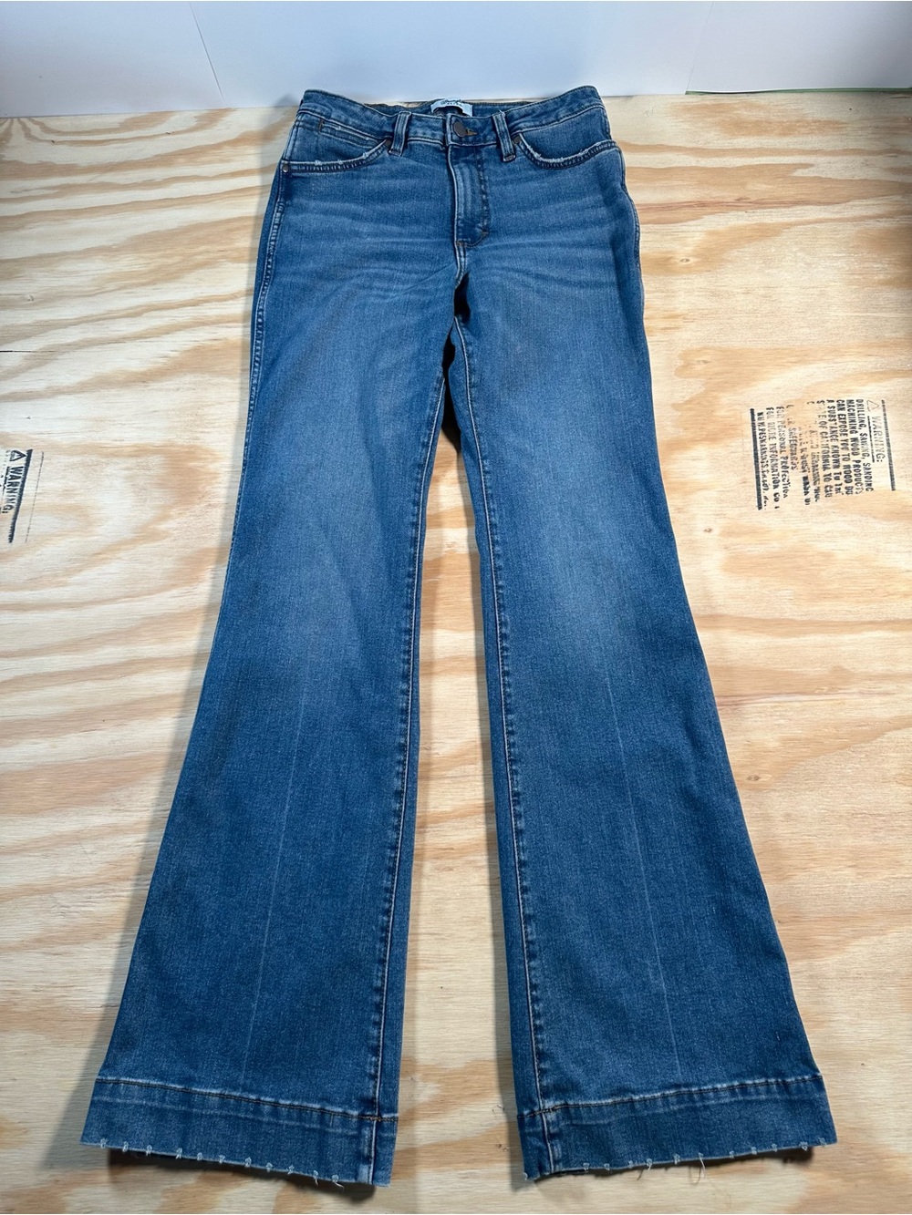 Wrangler Women's Dark Blue Flare Jeans